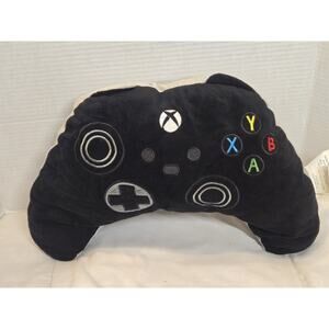 Microsoft XBox Controller Shaped Pillow Stuffed Animal Gamer Decor Retro Gift